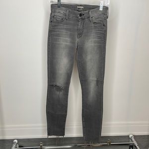 Mother Looker Ankle Fray Jean
